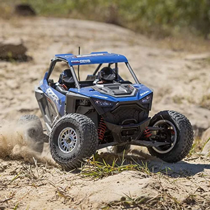 LOSI 1/10 RZR Rey Polaris 3S 4X4 RTR Brushless, Offroad-Fahrzeug mit LED-Beleuchtung, blau – Bild 3