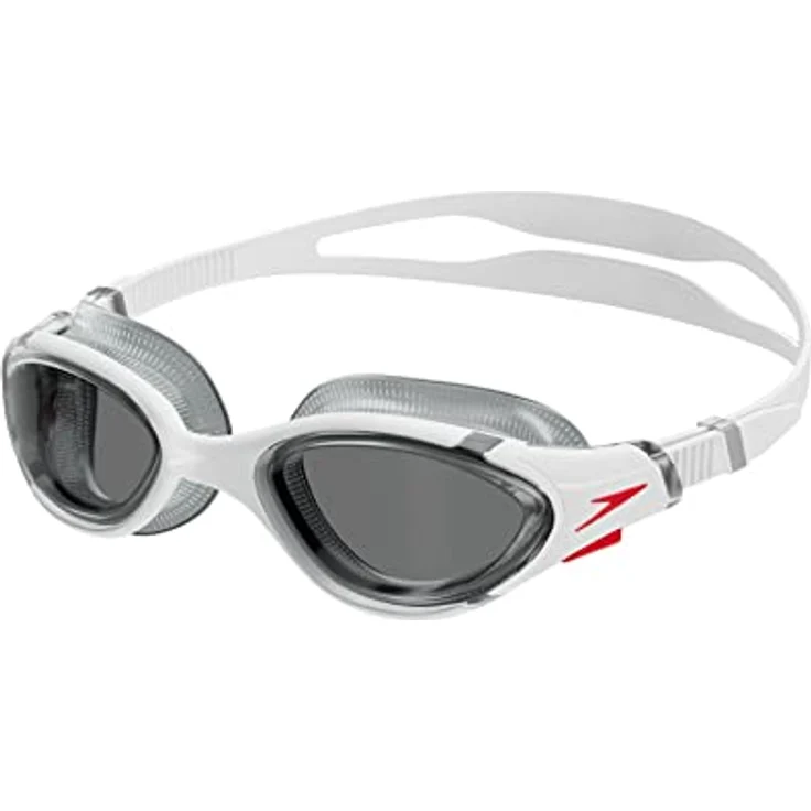 Speedo Unisex Erwachsene Biofuse 2.0 Schwimmbrille, Weiß, Einheitsgröße – Bild 1