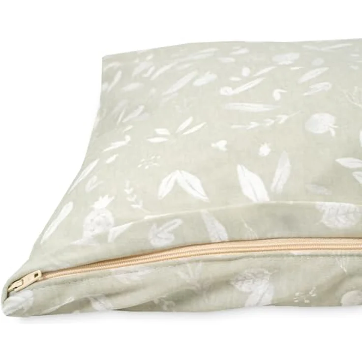 Julius Zöllner Bettwäsche Jersey Tropic, 2-teiliges Babybettwäsche-Set, schadstoffgeprüft, Gr. 80x80 und 35x40 cm, hautfreundlich und atmungsaktiv – Bild 3