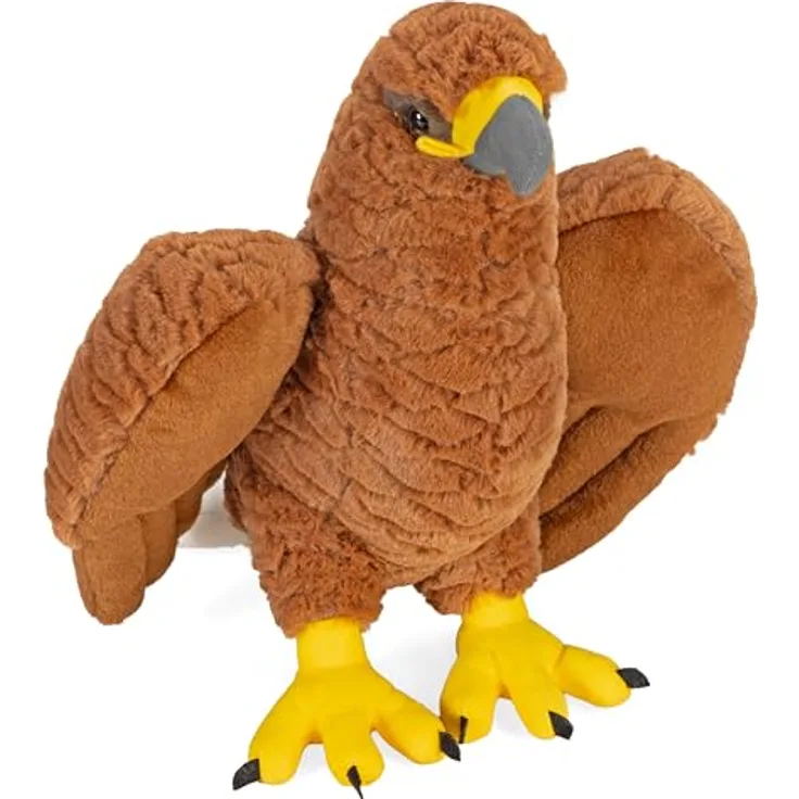 Wild Republic 24407 Plüsch Steinadler, 30 cm Kuscheltier mit hochwertigen Details