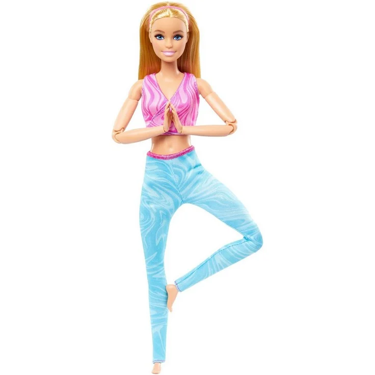 Barbie Anziehpuppe Made to Move - mit blondem Haar, beweglich mit 22 Gelenken – Bild 1