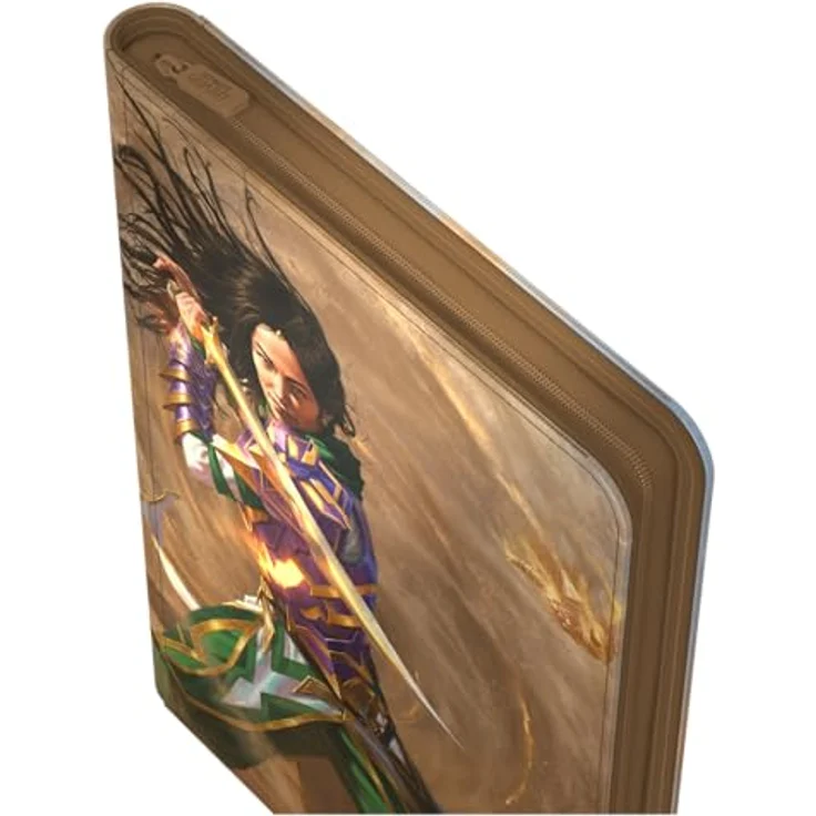 Ultimate Guard Zipfolio 360 Xenoskin Magic: The Gathering "Tarkir: Dragonstorm" - Descendant of Storms, robustes Sammelkartenalbum mit seitlichem Ladesystem und säurefreien Taschenseiten – Bild 5