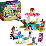 LEGO 41753 Friends Pfannkuchen-Shop Set, Kreatives Spielzeug für Jungen und Mädchen ab 6 Jahren mit Paisley und Luna Mini-Puppen sowie Hasen-Figur, Geschenk für Kinder