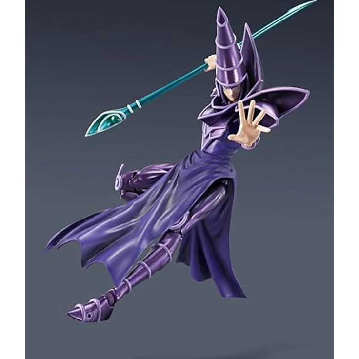 TAMASHII NATIONS Yu-Gi-Oh! Dark Magician, S.H.MonsterArts Actionfigur mit austauschbaren Teilen, Effekten und exklusivem Zubehör – Bild 3