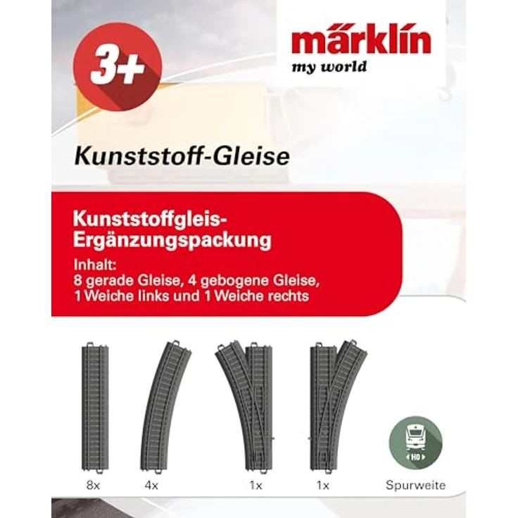 Mrklin 23400 H0 Kunststoffgleis-Ergnzungspackung - my world – Bild 3
