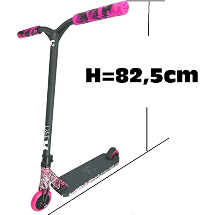 Root Industries Stuntscooter Root Industries Type R Stunt-Scooter H=82,5cm schwarz/pink/weiß, Vielseitiger Stunt-Scooter für Street-Spots und Skateparks – Bild 3