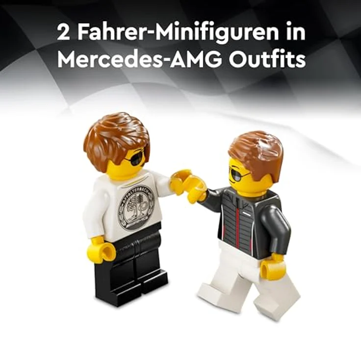 LEGO Speed Champions Mercedes-AMG G 63 & Mercedes-AMG SL 63, Bauset mit 2 Spielzeug-Autos und 2 Fahrer-Minifiguren, Geschenk für Jungen und Mädchen 76924, authentisches Mercedes-AMG-Design und Modelle zum Ausstellen - Preisvergleich – Bild 4