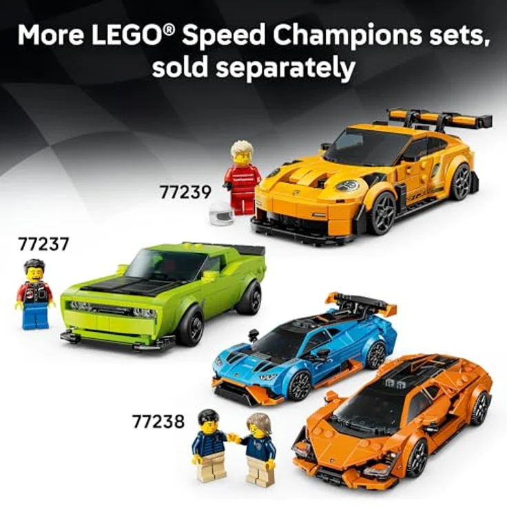 LEGO Speed Champions 77240 Bugatti Centodieci, 291-teiliges Modell mit authentischen Details, für Kinder ab 9 Jahren – Bild 8