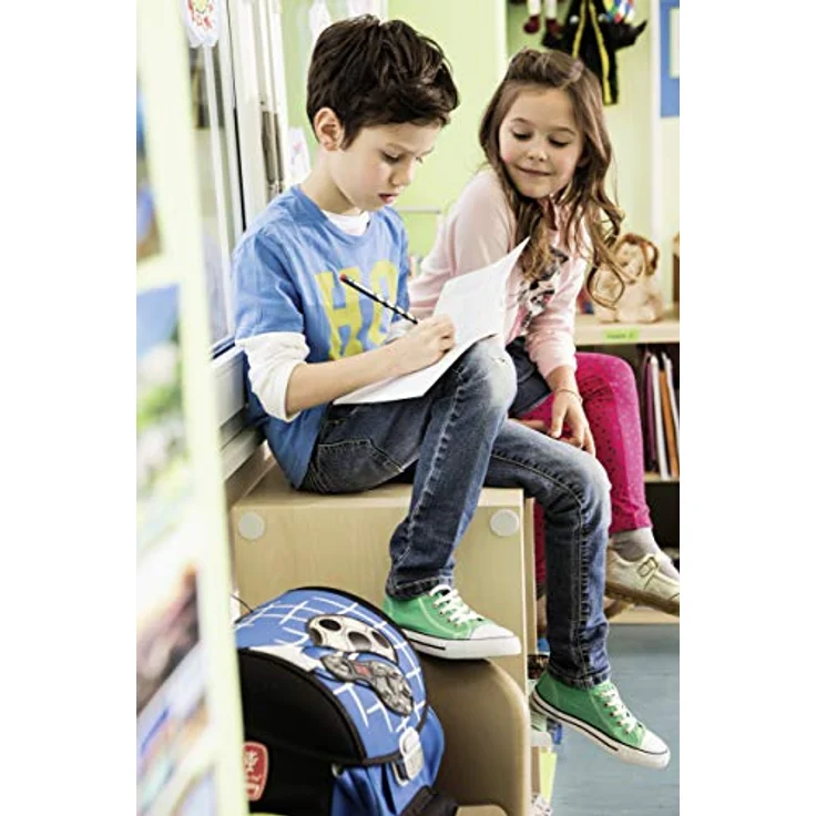 Ergonomischer Dreikant-Bleistift für Linkshänder - STABILO EASYgraph in petrol - 2er Pack - Härtegrad HB – Bild 5