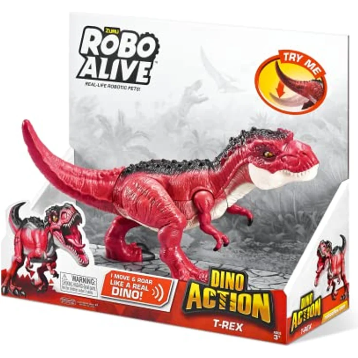 ZURU Robo Alive Dino Actionrex, Sammelfigur, Multicoloured, Bulk 12pcs – Bild 3