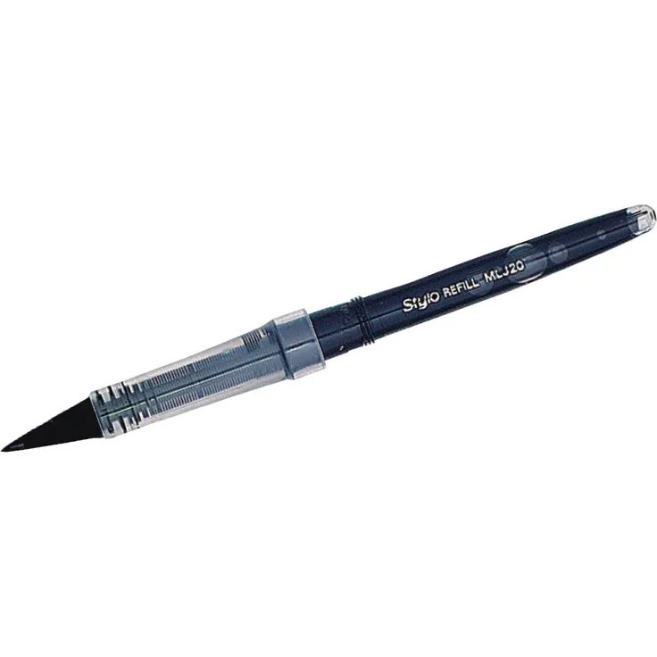 PENTEL Füllhalter mit Kunststoff-Schreibfeder, schwarze Nachfüllpatrone
