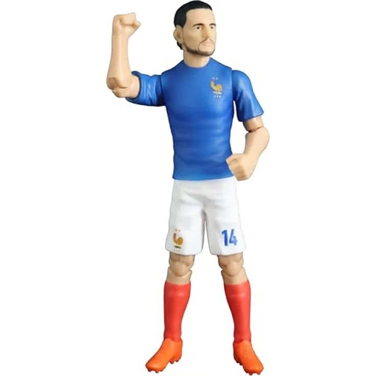 Banbotoys Frankreich Adrien Rabiot Actionfigur, 20 cm, detailgetreue Sammelfigur – Bild 7