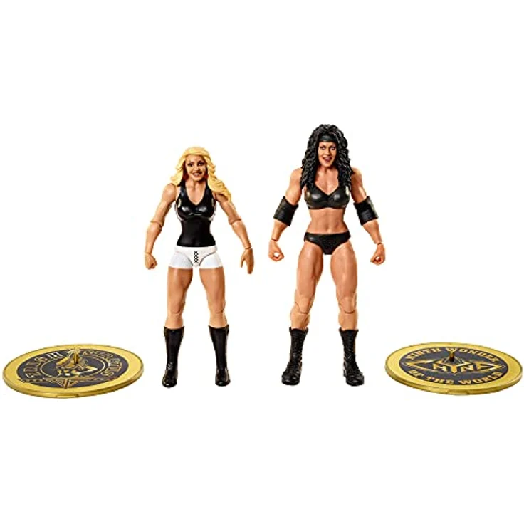 WWE GVJ25 - Chyna vs. Trish Stratus Battle Pack, Spielset mit Actionfiguren, Spielzeug ab 6 Jahren – Bild 2