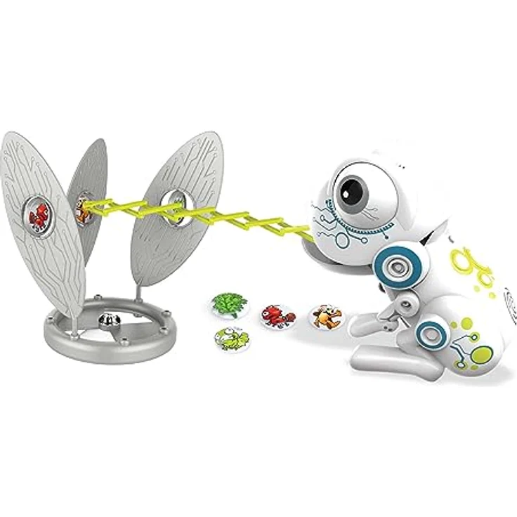 Silverlit Robo Frog YCOO, Ferngesteuerter Roboterfrosch mit dehnbarer Zunge, springfähig und Geräuschfunktionen, inkl. Spielzubehör – Bild 4