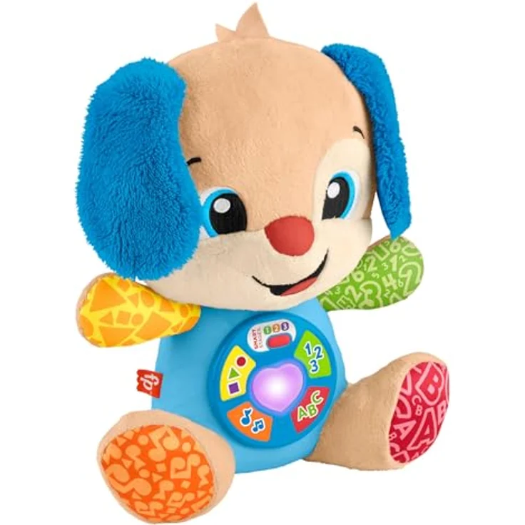 Fisher-Price Laugh&Learn Smart Stages Puppy, interaktive Lernfigur für Kleinkinder, weich und mehrsprachig, geeignet ab 6 Monaten – Bild 1