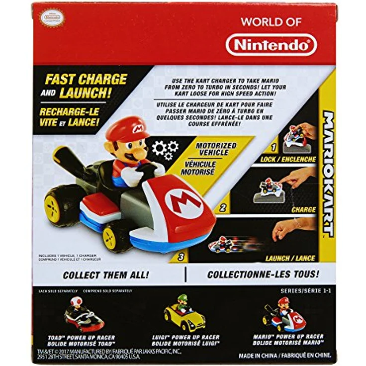 Jakks Mario Kart Racers - Mario Power Up Racer, Spielzeugauto für Kindern ab 5 Jahren – Bild 7