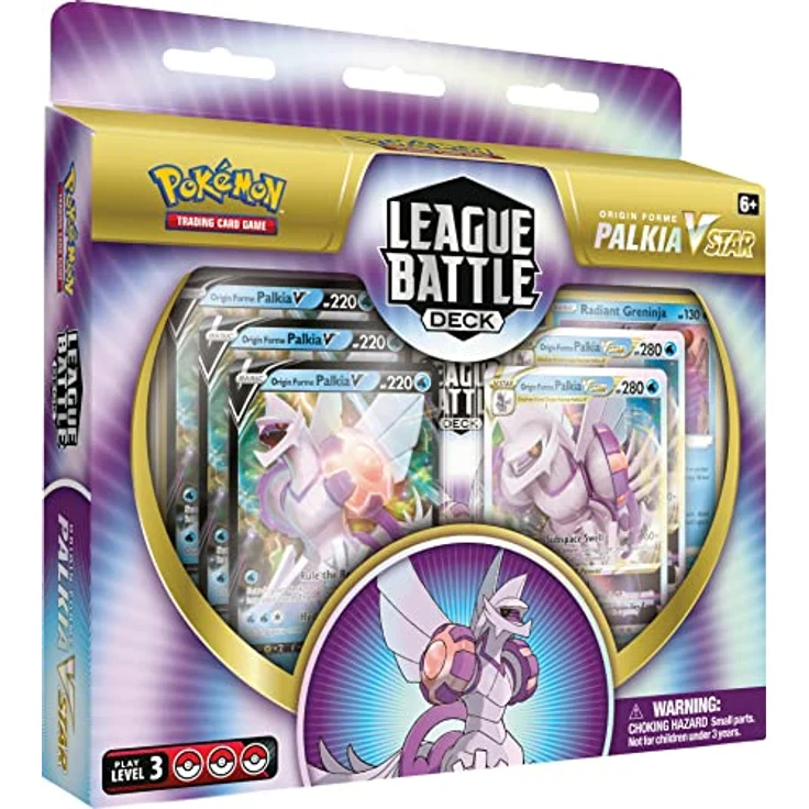 The Pokemon Company Pokemon Origin Forme Palkia VSTAR League Battle Deck, leistungsstarkes Deck mit Premium-Foil-Karten und begehrten Power-Karten – Bild 1