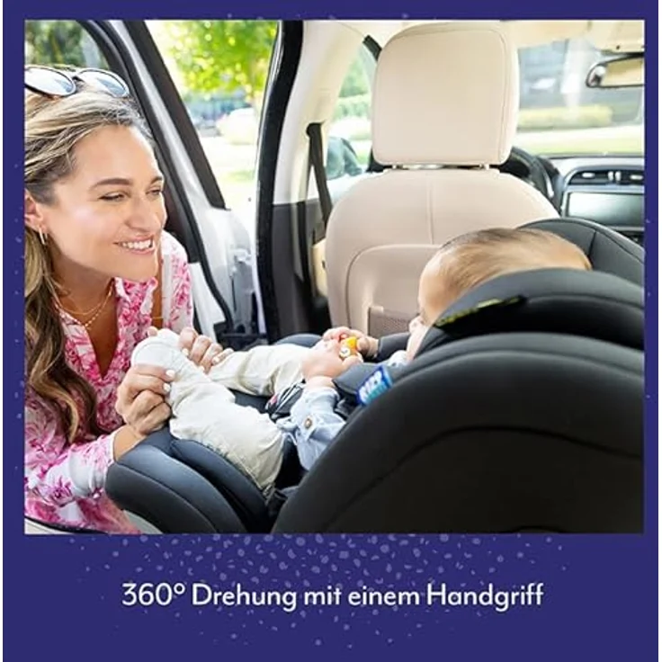 Graco Turn2Me Grow i-Size R129, drehbarer 3-in-1 Kindersitz für Rückwärts- und Vorwärtsnutzung, ISOFIX, ab Geburt bis 7 Jahre – Bild 5