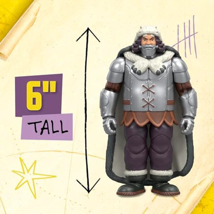 Moose Toys MS63316 One Piece Actionfigur Wapol, 16,5 cm mit beweglichen Gelenken und detailgetreuer Kanone, inklusive Beeren-Münze als Standfuß – Bild 2