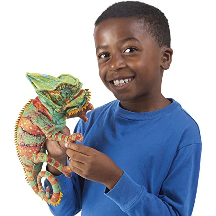 Folkmanis Handpuppe kleines Chamäleon - Small Chameleon 3153 -FM10 – Bild 4