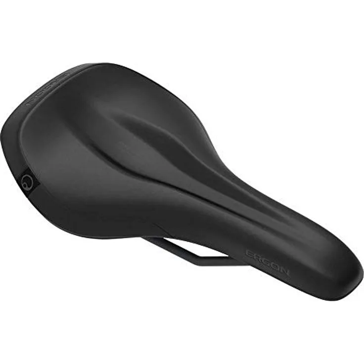Ergon SM E-Mountain Core Fahrradsattel | eMTB Frauen | Medium/Large | Stealth Schwarz