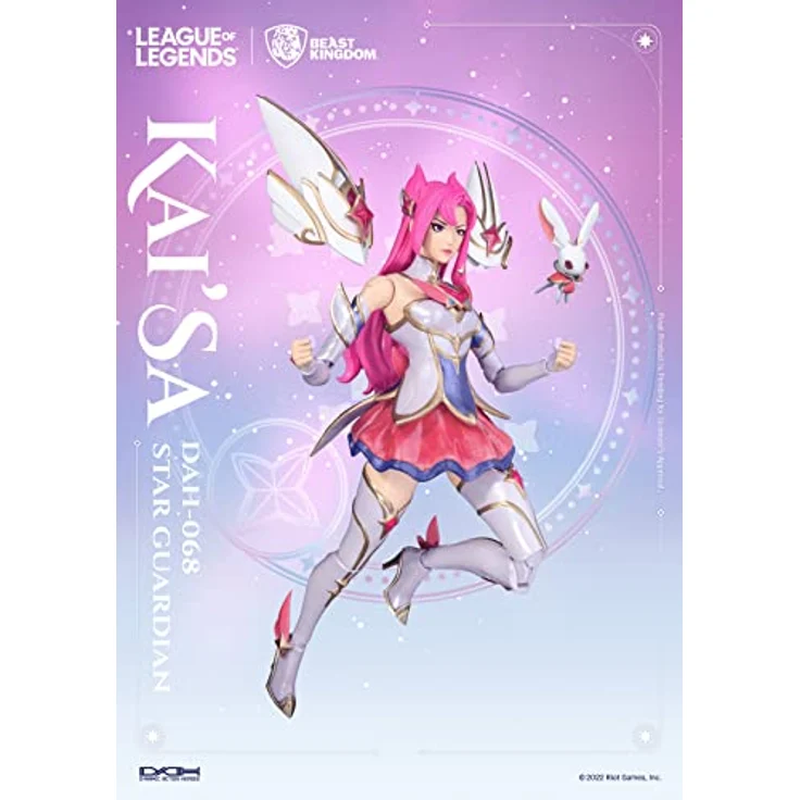 Beast Kingdom League of Legends – Kai'Sa – Dynamic Action Heroes Figur, 19 cm, Sammelfigur – Bild 3