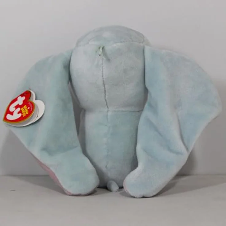 Ty Beanie Baby Dumbo der Elefant, 15,2 cm, aus superweichen, seidigen Stoffen, Hauptfigur aus dem neuen Disney-Film DUMBO – Bild 3