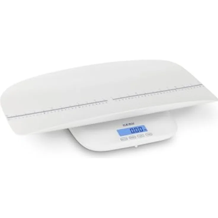 KERN MBF 100K-2, Baby- und Kleinkindwaage mit Eltern-Kind-Funktion, Ablesbarkeit 0,01 | 0,05 kg, Wägebereich bis 100 kg, abnehmbare Babywiegeschale