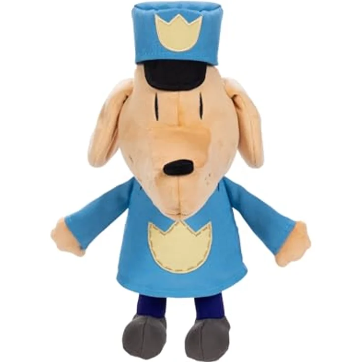 DOG MAN Plüsch-Feature Plüschhund Mann, 25 cm mit Geräuschfunktion und flipfähigen Ohren – Bild 2