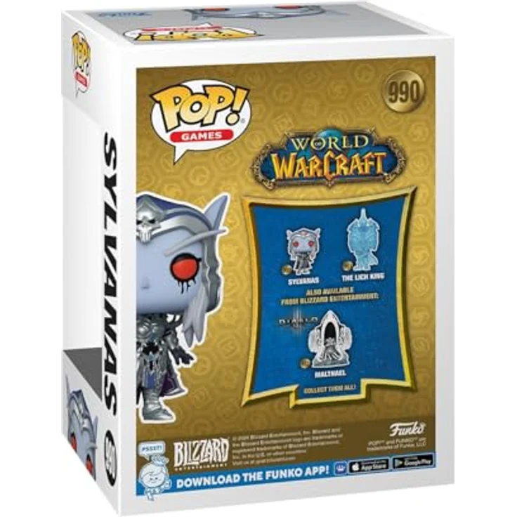 Funko Pop Sammelfigur Sylvanas Windrunner, World of Warcraft Sammelfigur, 9,5 cm, mit detaillierter Rüstung in Schwarz – Bild 4