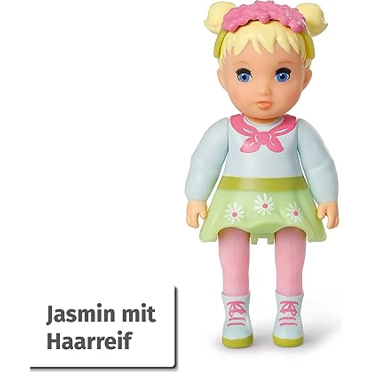 BABY born, Puppenfahrzeug, Wohnwagen für Puppen, BABY born Minis - Campervan, Wohnmobil, aufklappbarer Wohnwagen für BABY born Minis Puppen mit 6 Zubehörteilen und Puppe, 906095, Zapf Creation – Bild 3