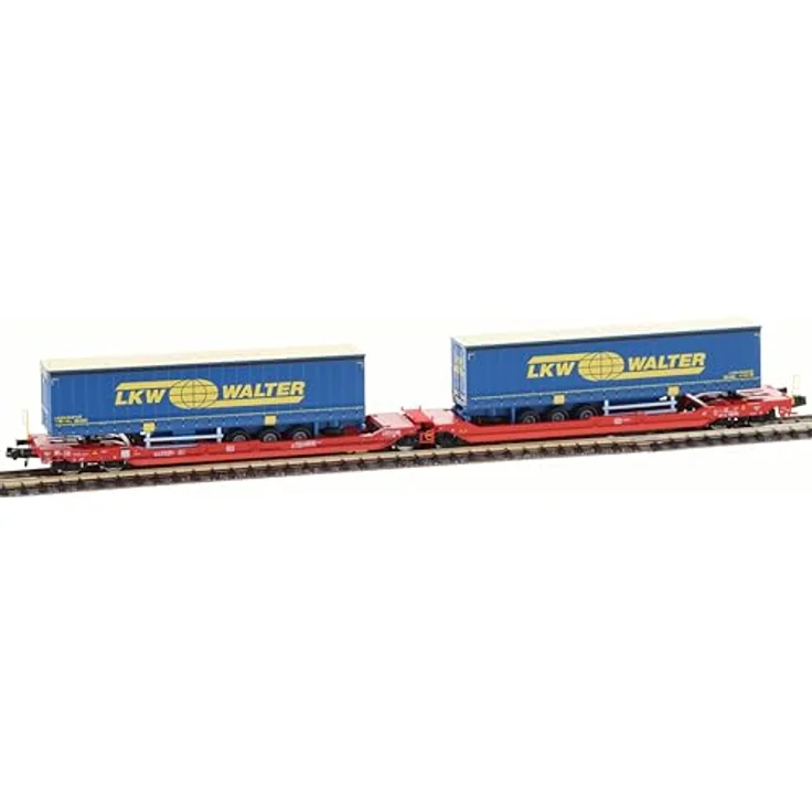 Fleischmann Doppeltaschen-Gelenkwagen T3000e, DB AG, Ep. VI 'LKW Walter', Modelleisenbahn-Wagen, 1 Stück – Bild 2