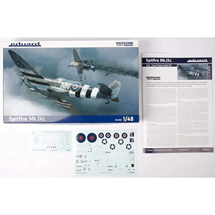 Eduard EDK84183 Kit 1:48 Weekend-Spitfire Mk.IXc Modell, geformte Farbe – Bild 3
