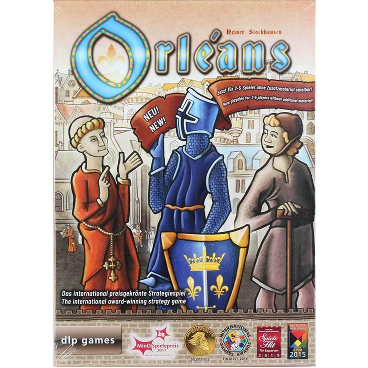 dlp Games Orléans Brettspiel 8. Edition (DE/EN), Strategie- und Handelsspiel für bis zu 5 Spieler