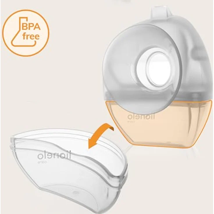 Lionelo MILKY 2IN1 Muttermilchauffänger und Silikon-Milchpumpe, BPA-frei, 60 ml, diskretes Design, einfache Reinigung – Bild 5