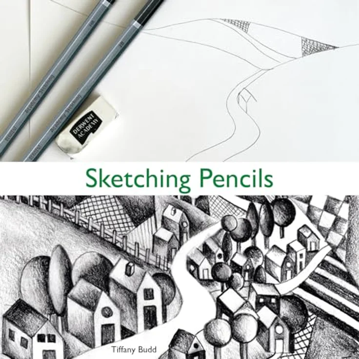Derwent Sketching Academy Buntstifte-Set, 30-teilig mit 12 Farbstiften, 12 Aquarellstiften und 6 Graphitstiften – Bild 8