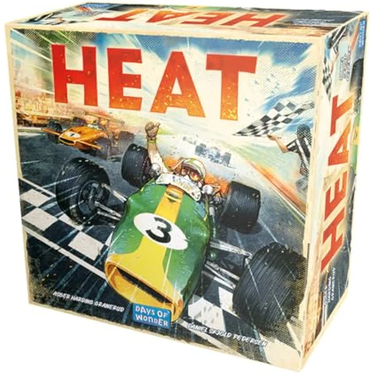 Days of Wonder Heat Grundspiel Kennerspiel Rennspiel 1-6 Spieler Ab 10+ Jahren 60 Minuten Deutsch Mehrfarbig Bunt – Bild 3