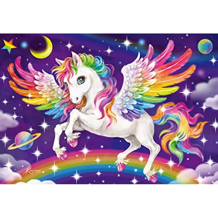 Ravensburger Unicorn and Pegasus Puzzle 2x24st 56774, Spielerisch und lehrreich, magische Einhorn und Pegasus Motive, extra dickes und langlebiges Material – Bild 2