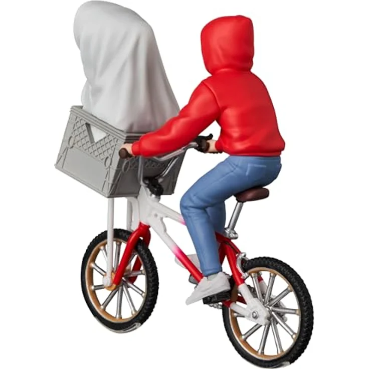 MEDICOM TOY E.T. & Elliott mit Fahrrad, Ultra Detail Figur aus dem Film von 1982 – Bild 2