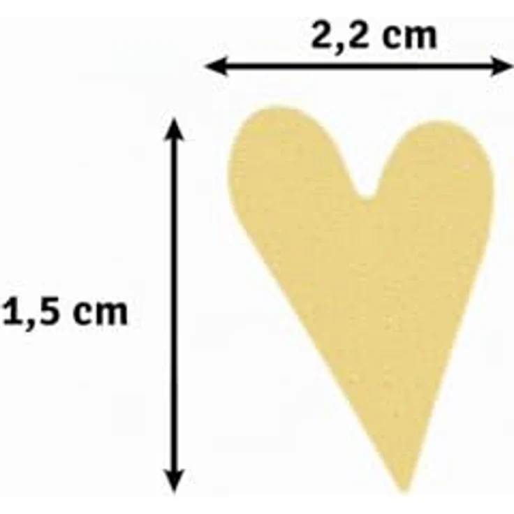 Vaessen Creative Motivstanzer Herz, Papierstanzer für Bastelpapier und Scrapbookpapier, 2.2 x 15 cm, Weiß/Rosa – Bild 3