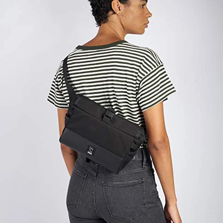 Chrome Industries Doubletrack Handlebar Sling Bag Lenkertasche - Black. – Bild 8