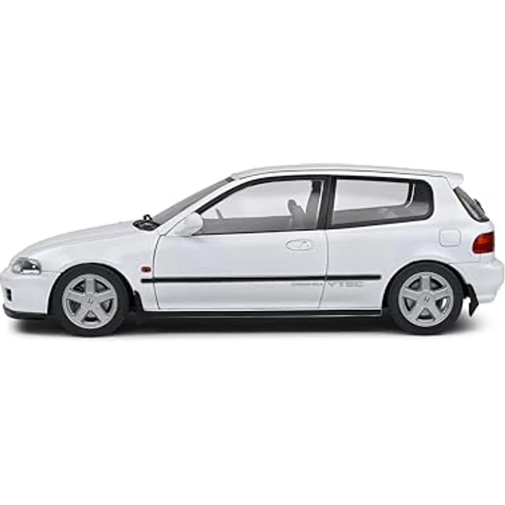 Solido 1:18 Honda Civic (EG6) 1991, Modellfahrzeug in Weiß, Die-cast mit Fensterkarton und Kunststoffsockel – Bild 3