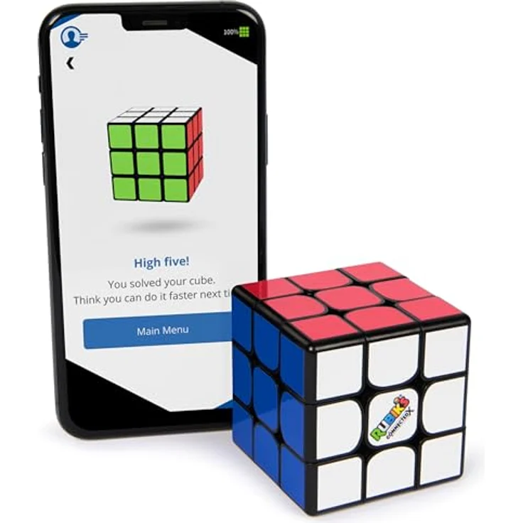 Spin Master Rubik's Connected X, Zauberwürfel mit Bluetooth-Integration und interaktiver App, inkl. Demobatterien – Bild 7