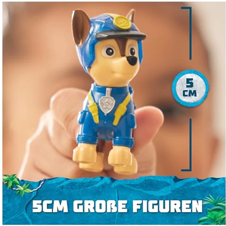Spin Master PAW Jungle Pups Hero Pups Giftset, Sammelfiguren-Set mit 8 Actionfiguren von Ryder und den Welpen Chase, Marshall, Rocky, Rubble, Zuma, Tracker und Skye – Bild 4