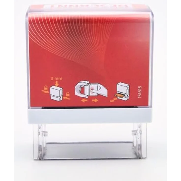COLOP Stempel Printer 20/L Gescannt, selbstfärbend, mit fertigem Lagertext in Rot – Bild 5