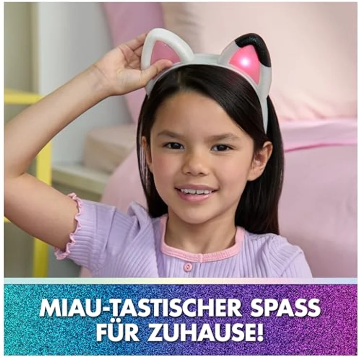 Spin Master GDH Movie - Musical Ears Haareif, interaktives Haarband mit Katzenohren, 3 Modi, berührungsempfindliche Ohren, fördert Kreativität und Bewegung – Bild 5