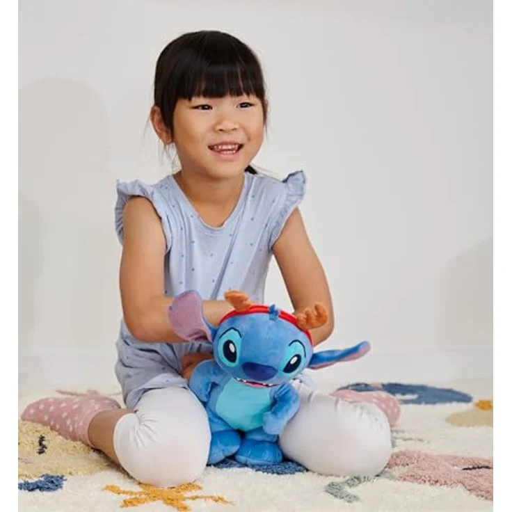 Simba Disney Stitch mit Rentiergeweih, Plüschtier 25cm, kuschelweich, für Babys ab den ersten Lebensmonaten geeignet – Bild 4