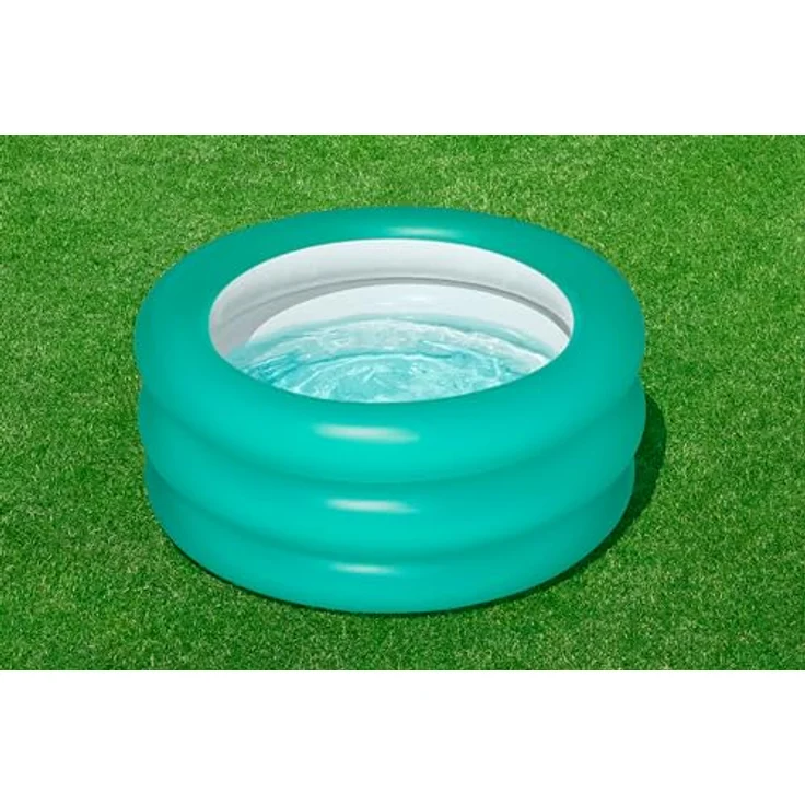 Bestway Planschbecken Ø 70 x 30 cm, strapazierfähiges PVC, 3 Luftringe, 43 Liter Wasserkapazität, ab 2 Jahren – Bild 5