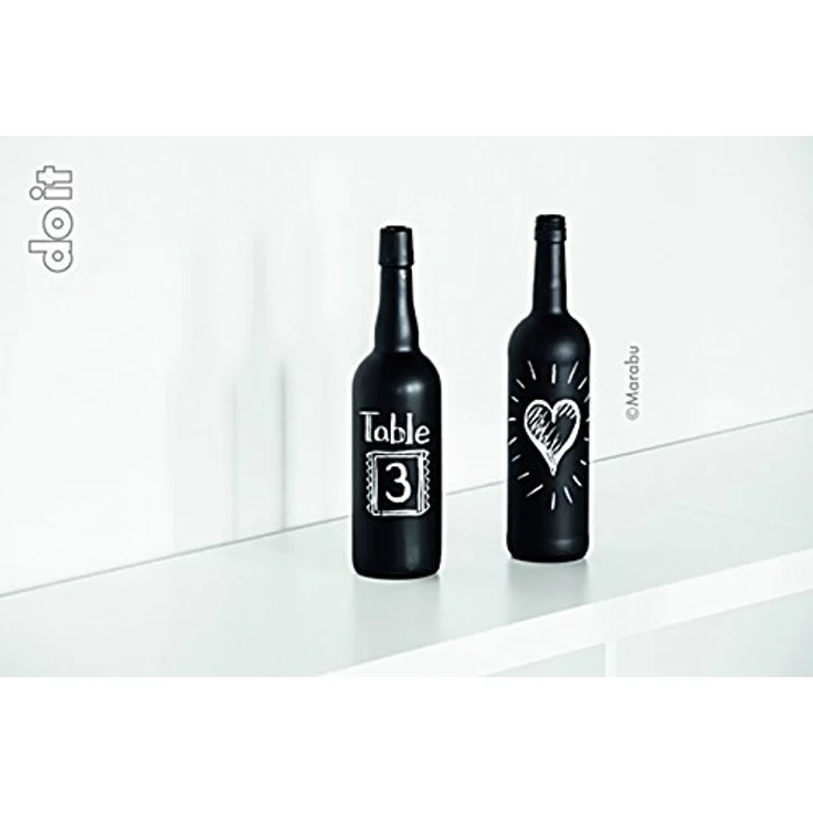 Marabu Do it Chalkboard grün, seidenmattes Tafelspray auf Nitrobasis, wetterfest, schnelltrocknend, 150 ml Sprühdose, beschreibbar mit Kreide – Bild 2