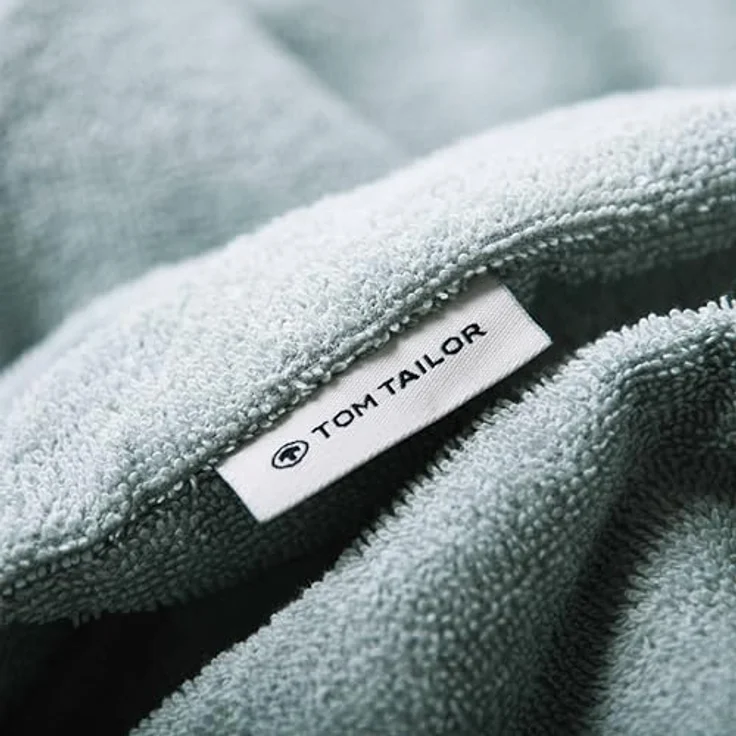 TOM TAILOR Junior Surf Poncho, 116-134cm, 100% Baumwolle/Frottier, Hautfreundlich und Pflegeleicht, UNI Türkis (Fresh Sage) – Bild 4